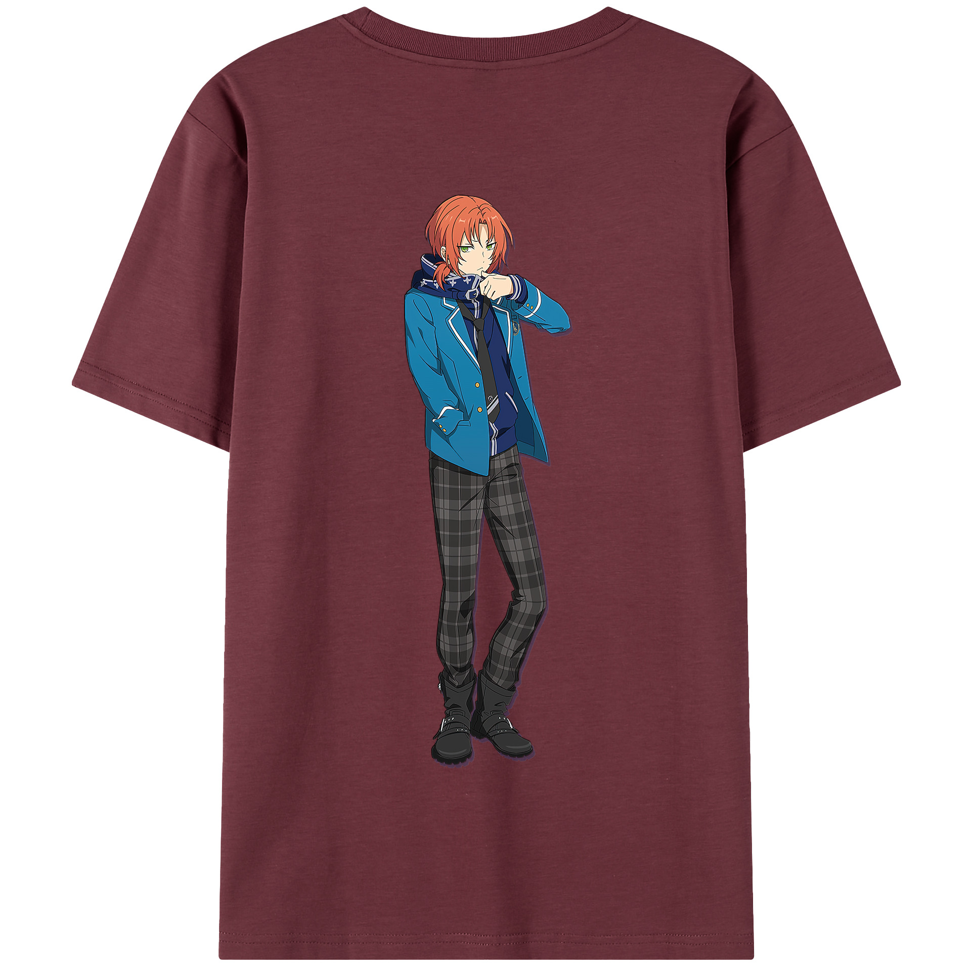 （画像用） あんさんぶるスターズ! Ensemble Stars 綿100％半袖Tシャツ（背面プリント）